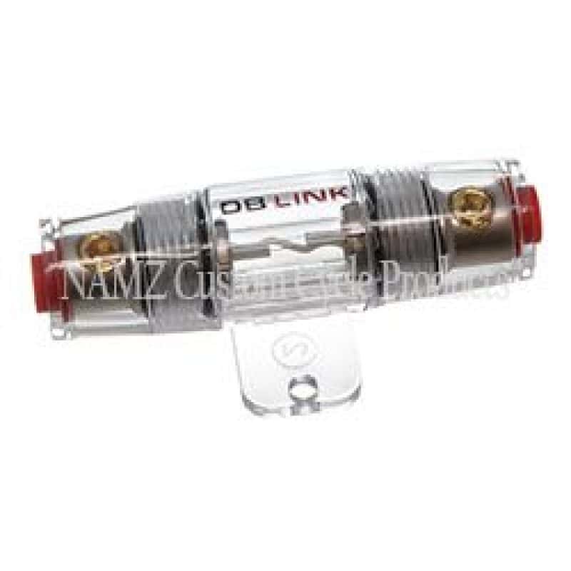 NAMZ — NAMZ AMP Power 4/8g In Line AGU Fuse Holder Nickel-Plated (Single) - view 2