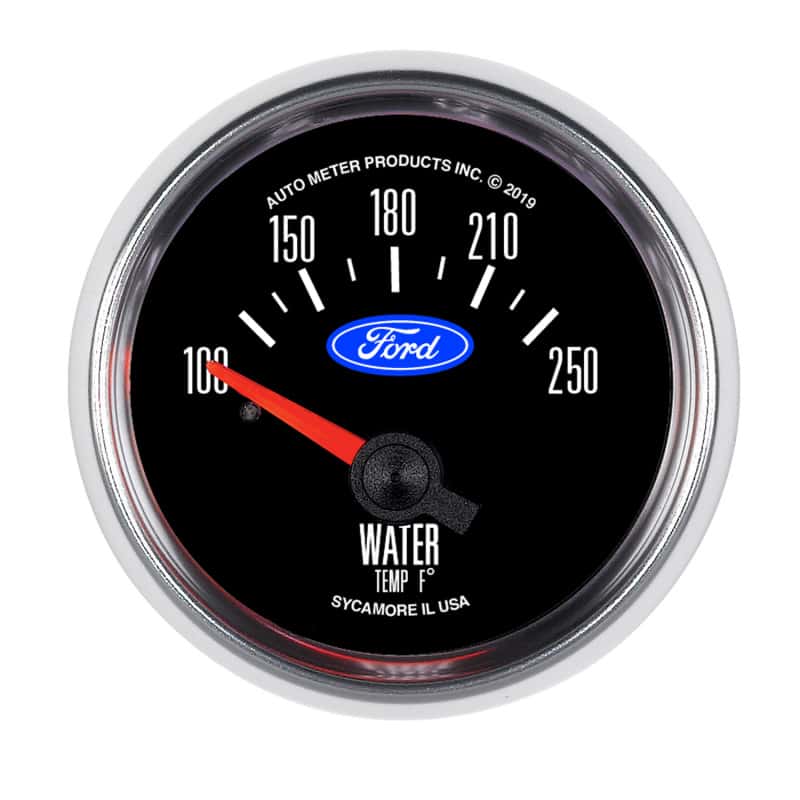 AutoMeter — Autometer Ford 2-1/16in. 100F-250F Electric Water Temp Gauge
GA 2" WTMP 250F E FR - view 1