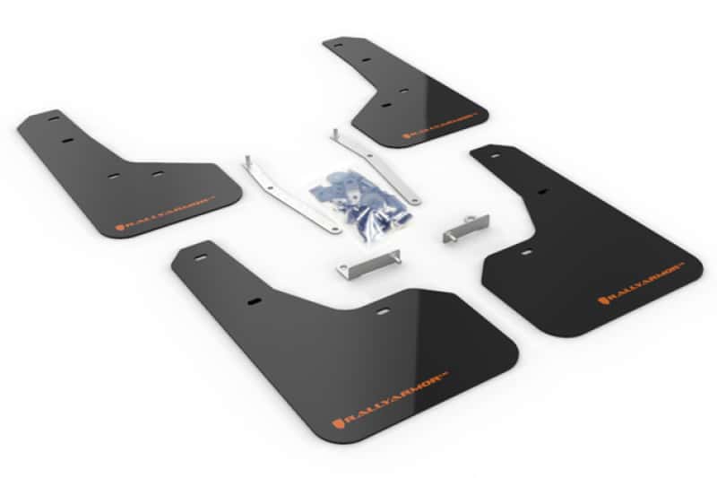 Rally Armor — Rally Armor 19-21 Subaru Forester Black UR Mud Flap w/ Orange Logo
Mud Flap - view 1