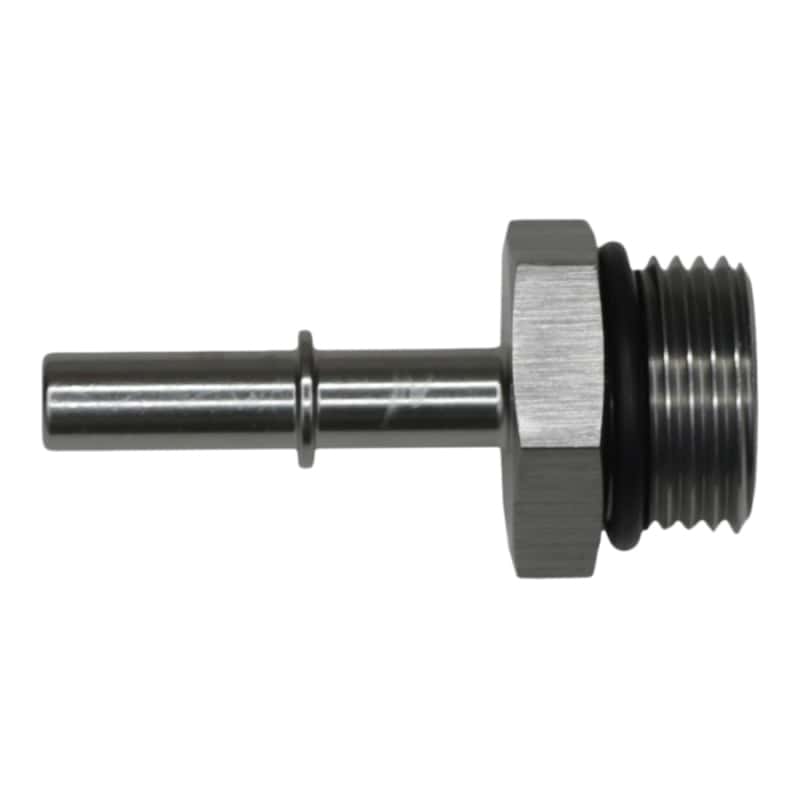 DeatschWerks — DeatschWerks 10AN ORB Male to 5/16in Male EFI Quick Connect Adapter - Anodized DW Titanium
Lines & Fittings - view 1