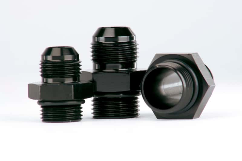 Aeromotive — Aeromotive A2000 Pump Fitting Kit (Incl. (2) -10 AN Fittings/(1) -8 AN Fitting/O-Rings)
Fitting - view 3
