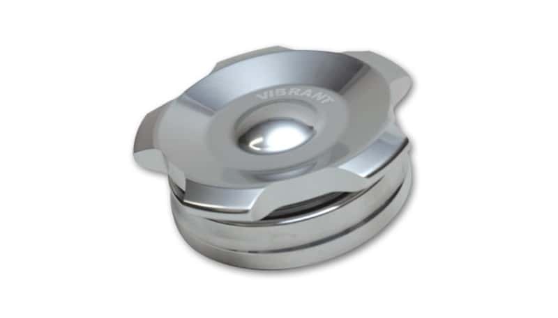Vibrant — Vibrant 2.75in OD Aluminum Weld Bungs w/ Polished Aluminum Threaded Cap (incl. O-Ring)
2.75"ODAlWeldBungPol
Oil Filler Cap - view 1