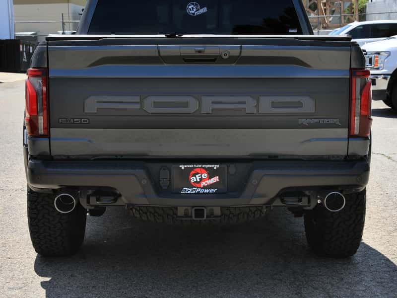 aFe — aFe 21-24 Ford F-150 Vulcan Series 3 IN to 3-1/2 IN Stainless Steel Cat-Back Exhaust System - Black
Cat-Back Exhaust - view 6