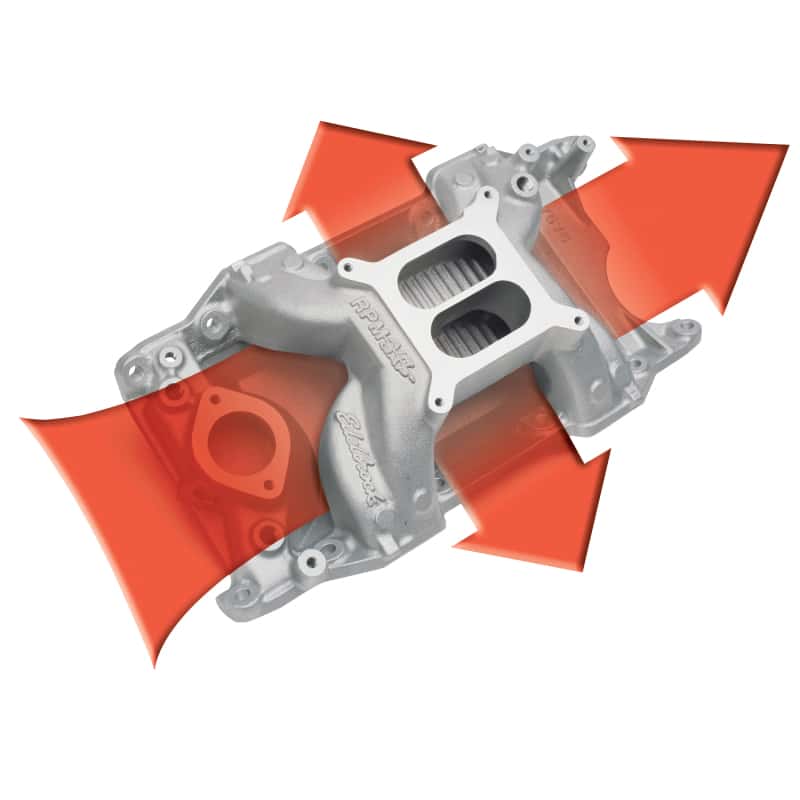 Edelbrock — Edelbrock 340-360 Chry RPM Air-Gap Manifold
MANIFOLD - view 8