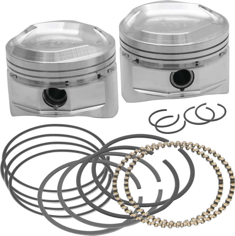 S&S Cycle — S&S Cycle 84-99 BT HSF 3-5/8in Piston Set - .010in - view 1