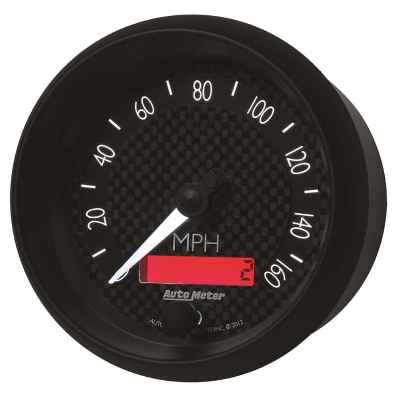 AutoMeter — Autometer GT Series 3-3/8in In Dash 0-160 MPH Electronic Programmable Speedometer
3-3/8" SPEEDO, 160 M - view 9