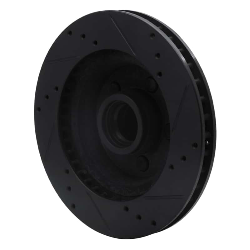 R1 Concepts — R1 70-72 Ford Galaxie 500 Front Left Drilled & Slotted Black Brake Rotor
R1 Brake Rotor Drill - view 4