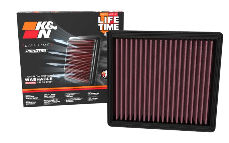 K&N Engineering — K&N 20-21 Ford F250/F350 Super Duty 6.2/6.7/7.3L V8 Replacement Air Filter
Air Filter - view 4