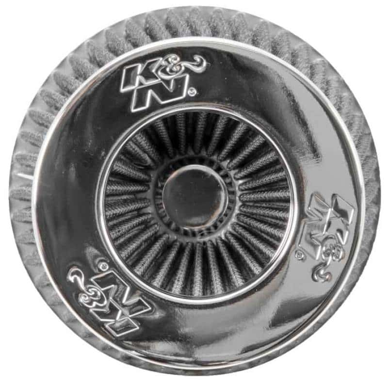 K&N Engineering — K&N Universal Filter Chrome Round Tapered White - 4in Flange ID x 1.125in Flange Length x 5.5in H
Universal Clamp-On A
Clamp-on Air Filter - view 6