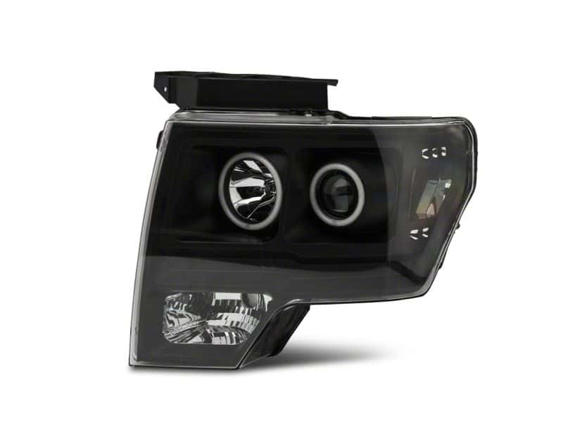 Raxiom — Raxiom 09-14 Ford F-150 Super White LED Halo Projector Headlights- Blk Housing (Clear Lens)
Headlights - view 12