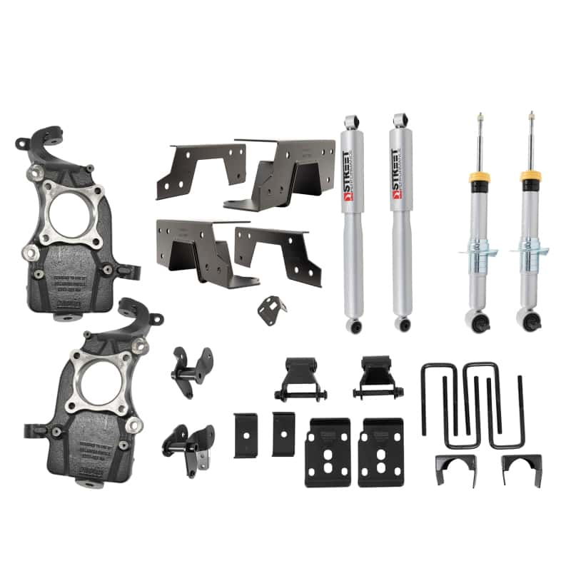 Belltech — Belltech 2021+ Ford F-150 2WD 2-5.5in Front 6.5in Rear Complete Lower Kit with SP Shocks
LOWERING KIT - view 1