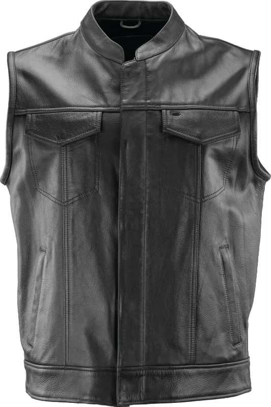 Kuryakyn — Kuryakyn Leather By River Road Vandal Club Vest Black - Small - view 1