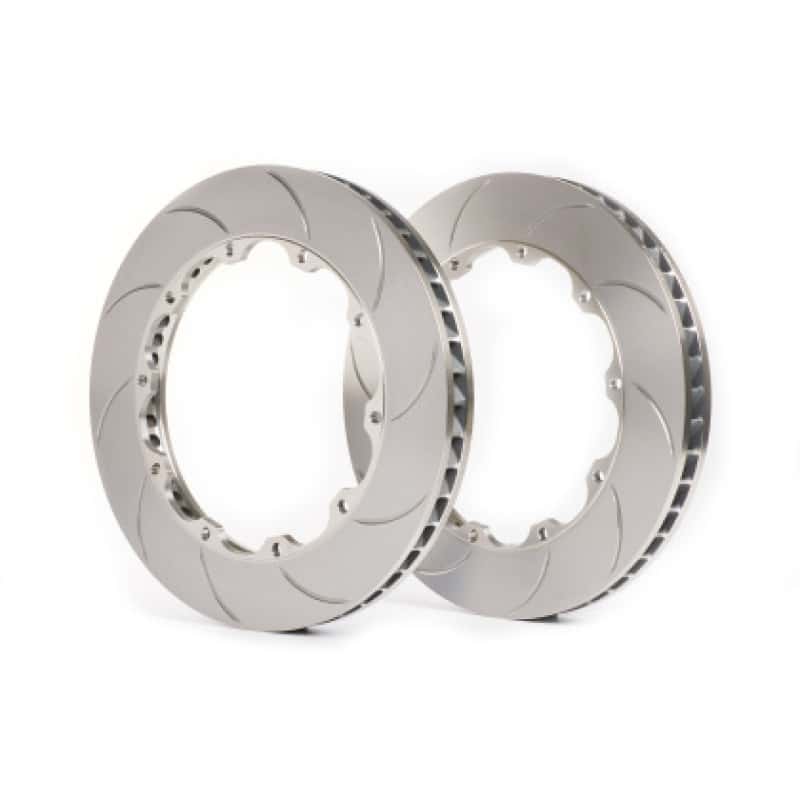 GiroDisc — GiroDisc Porsche 991 Cup/GT4 Clubsport Slotted Front Rings (For PFC/Porsche Hats) - view 1