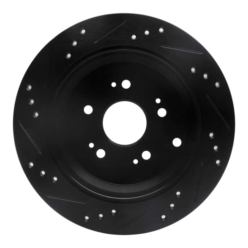 R1 Concepts — R1 2005-2018 Acura RDX Rear Right Drilled & Slotted Black Brake Rotor
R1 Brake Rotor Drill - view 5