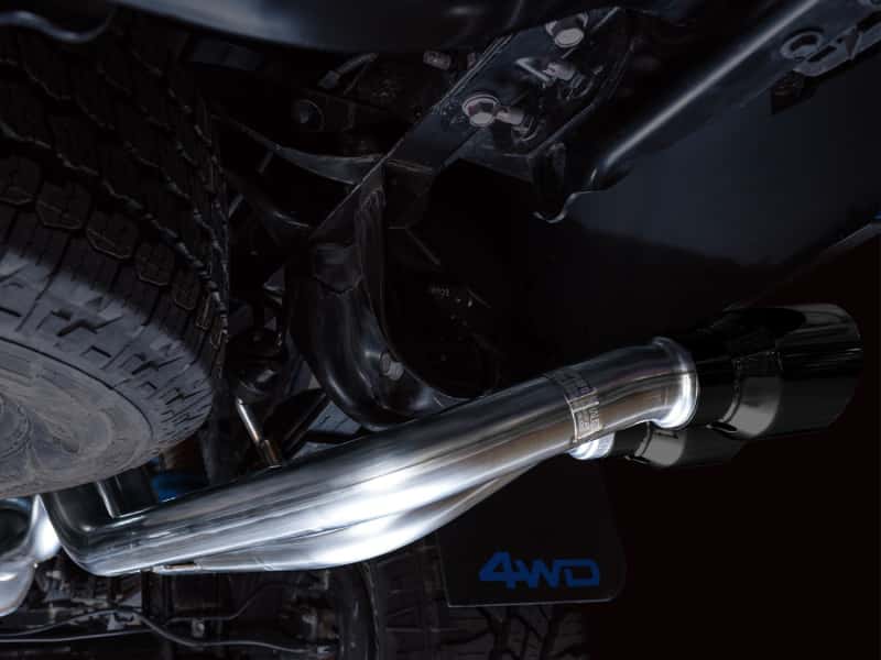 AWE Tuning — AWE 16-22 Toyota Tacoma 0FG Catback Exhaust w/ BashGuard - Dual Diamond Black Tips
0FG Catback - view 10