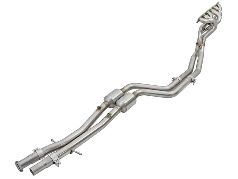 aFe — aFe Twisted Steel Long Tube Headers w/ Mid Pipes (Catted) 96-99 BMW M3 L6-3.2L S52
Header & Mid-Pipe - view 1