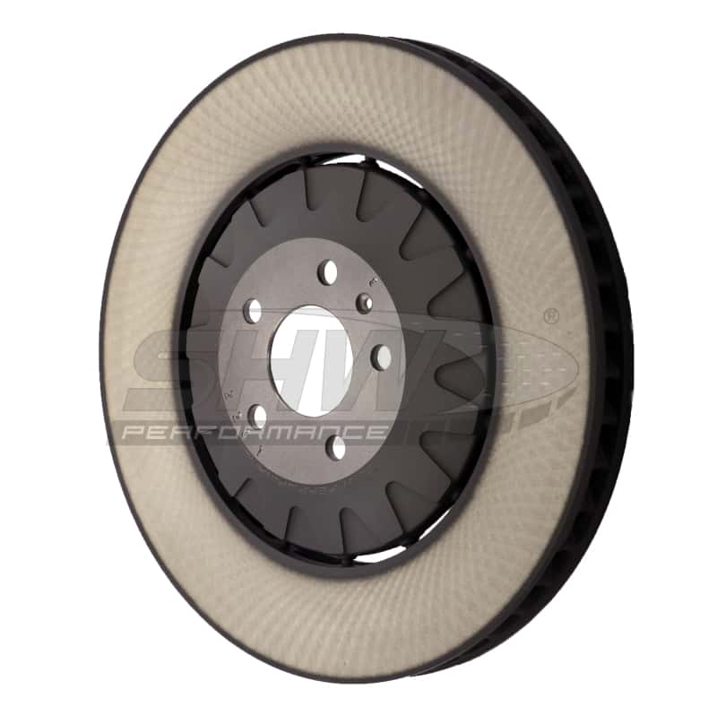 SHW Performance — SHW 20-22 Audi S6 Premium Plus Front Smooth Lightweight Brake Rotor (4M0615301BF) - view 2