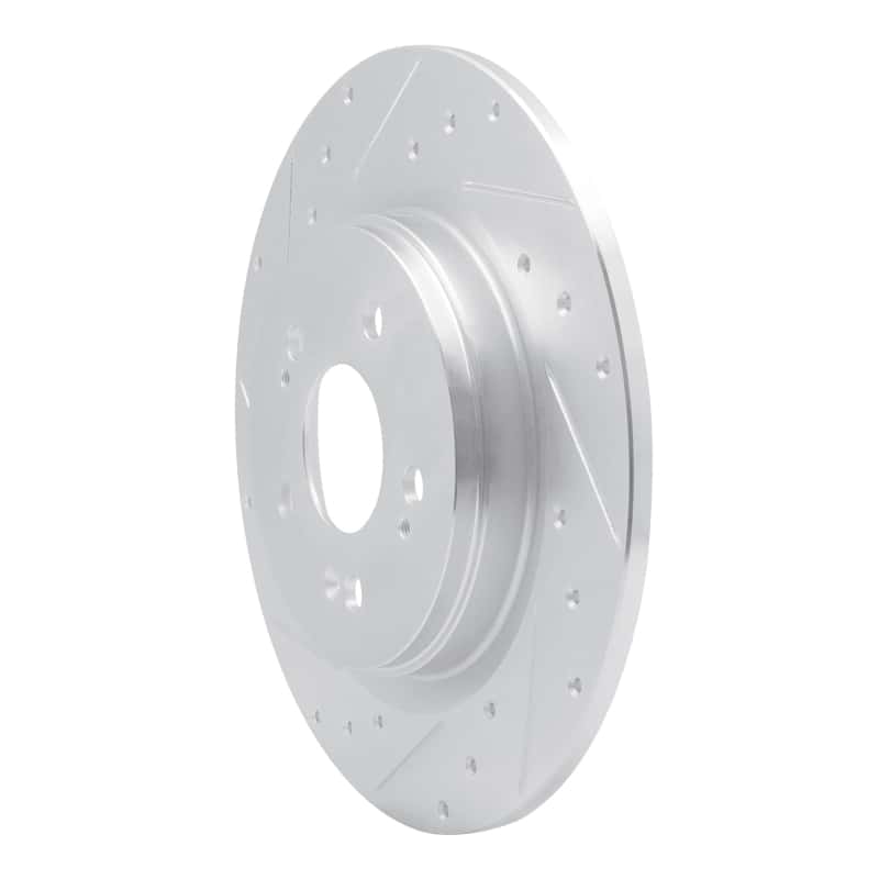 R1 Concepts — R1 18-25 Honda Odyssey Rear Left Drilled & Slotted Silver Brake Rotor
R1 Brake Rotor Drill - view 2