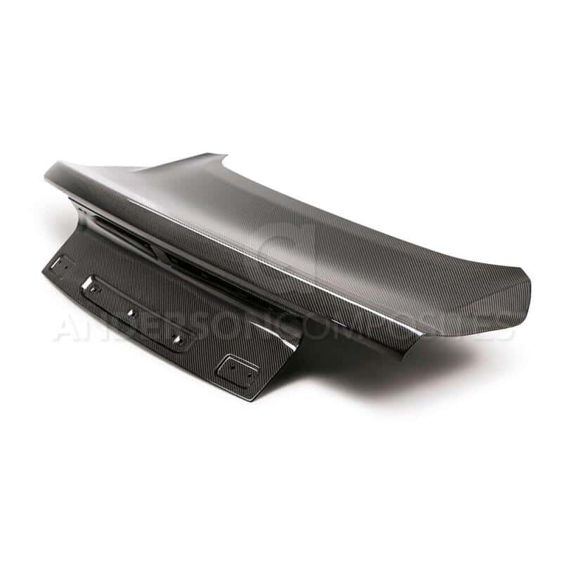 Anderson Composites — Anderson Composites 15-18 Ford Mustang Type-OE Double Sided Carbon Fiber Decklid - view 2