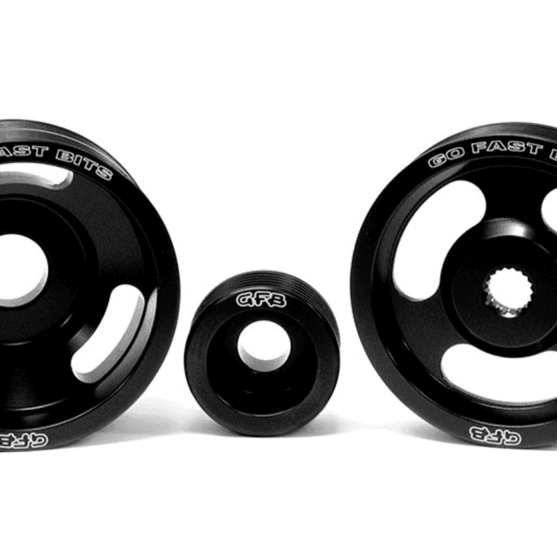 Go Fast Bits — GFB 04-10 WRX/STI 3 Piece Under-Drive Pulley Kit w/ Belts (Crank Alternator & Power Steering)
Crank Pulley - view 2