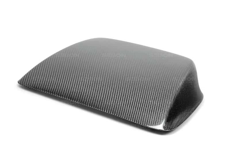 Seibon — Seibon 06-07 Subaru WRX/STi STi Carbon Fiber Hood Scoop - Only Fits OEM Hoods (Not Seibon Hoods) - view 5