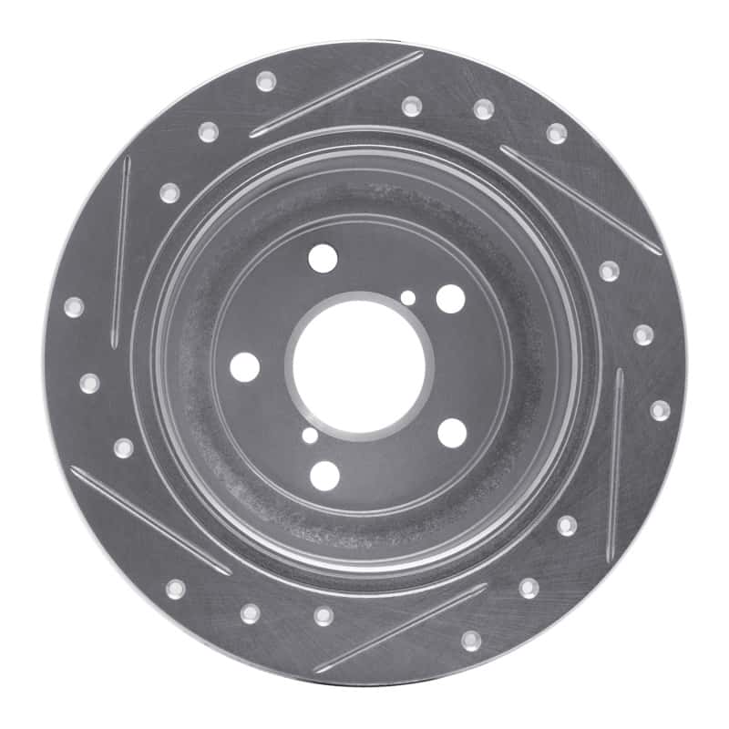 R1 Concepts — R1 90-08 Saab 9-2X Rear Right Drilled & Slotted Silver Brake Rotor
R1 Brake Rotor Drill - view 5