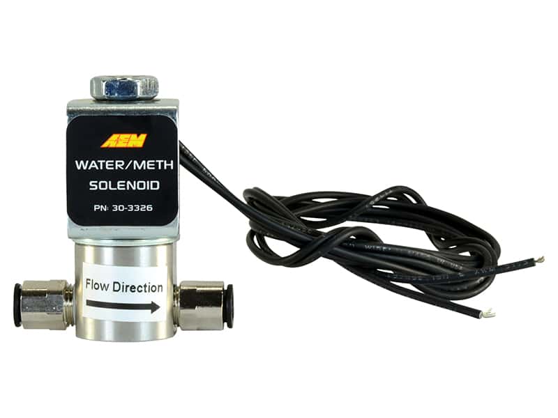 AEM — AEM Water/Methanol Injection System - High-Flow Low-Current WMI Solenoid - 200PSI 1/8in-27NPT In/Out
Water/Methanol
H20 Valve Kit - view 1