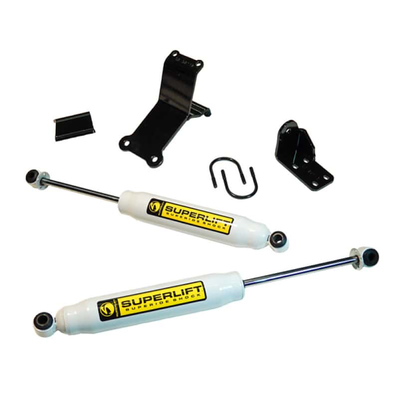 Superlift — Superlift 14-18 Ram 2500 & 13-18 3500 w/ SR Cylinders High Clearance Dual Steering Stabilizer Kit
Steering Stabilizer - view 2