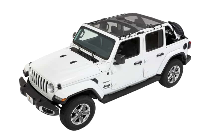 Bestop — Bestop 18-26 Jeep Wrangler JL 4-Door Sun Safari Bikini (Mesh)
Sun Safari Bikini - view 1