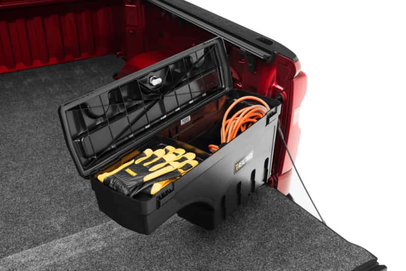 Undercover — UnderCover 07-18 Chevy Silverado 1500 (19 Legacy) Passengers Side Swing Case - Black Smooth - view 8