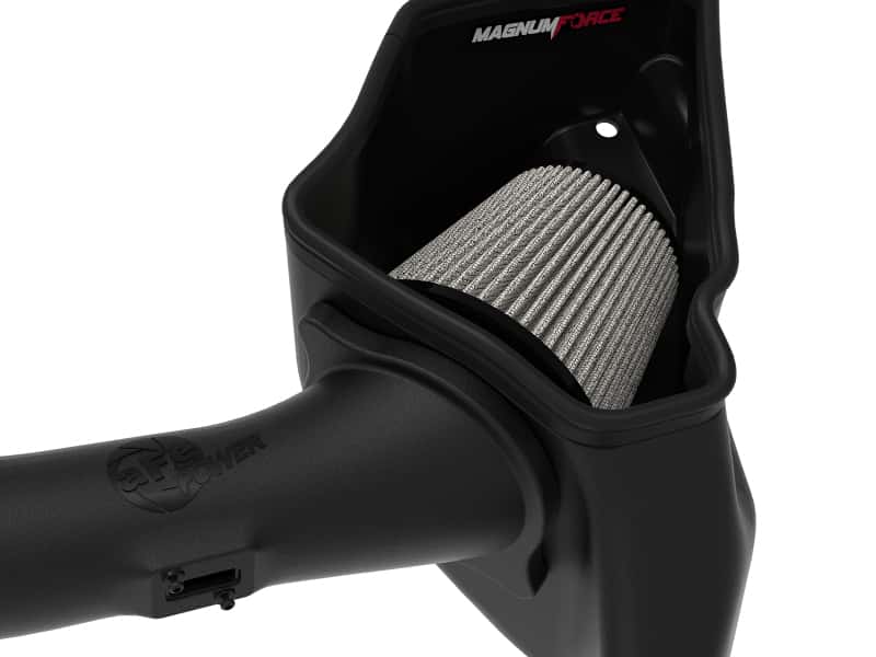 aFe — aFe Magnum FORCE Stage-2 Pro DRY S Cold Air Intake System 15-17 Ford Mustang GT V8-5.0L
Magnum FORCE Intake - view 4