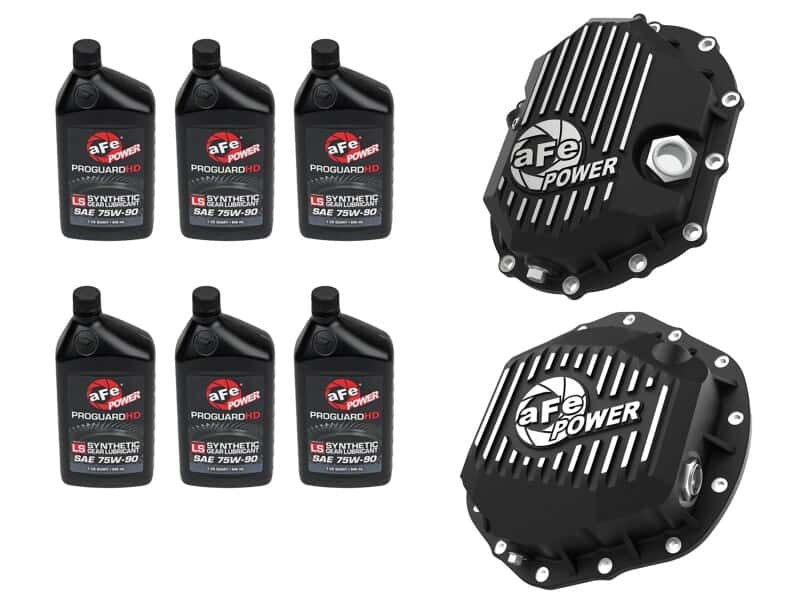 aFe — aFe Power Front/Rear Diff Cover Kit w/ Oil 20-25 GM Diesel Trucks V8 (AAM 9.25-12 & AAM 11.5-12-14)
Differential Cover - view 1