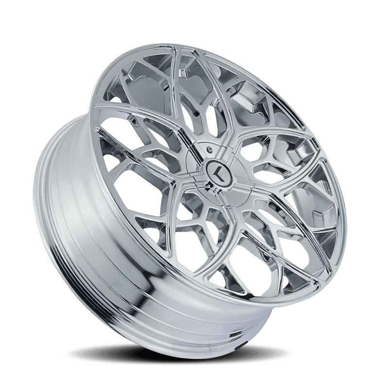 Kraze Wheels — Kraze KR184 Ricochet 22x8.5 / 5x115/120 BP / 38mm Offset / 74.1mm Hub Chrome Wheel
KRAZE KR184 - view 2