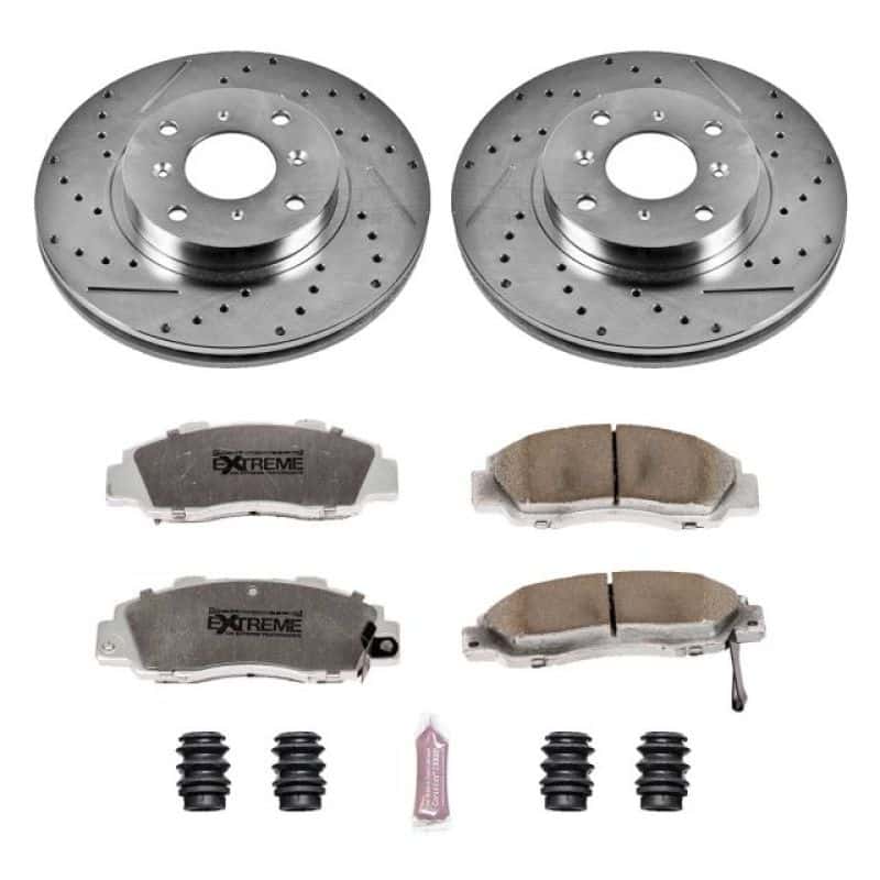 PowerStop — Power Stop 93-96 Honda Prelude Front Z26 Street Warrior Brake Kit - view 1