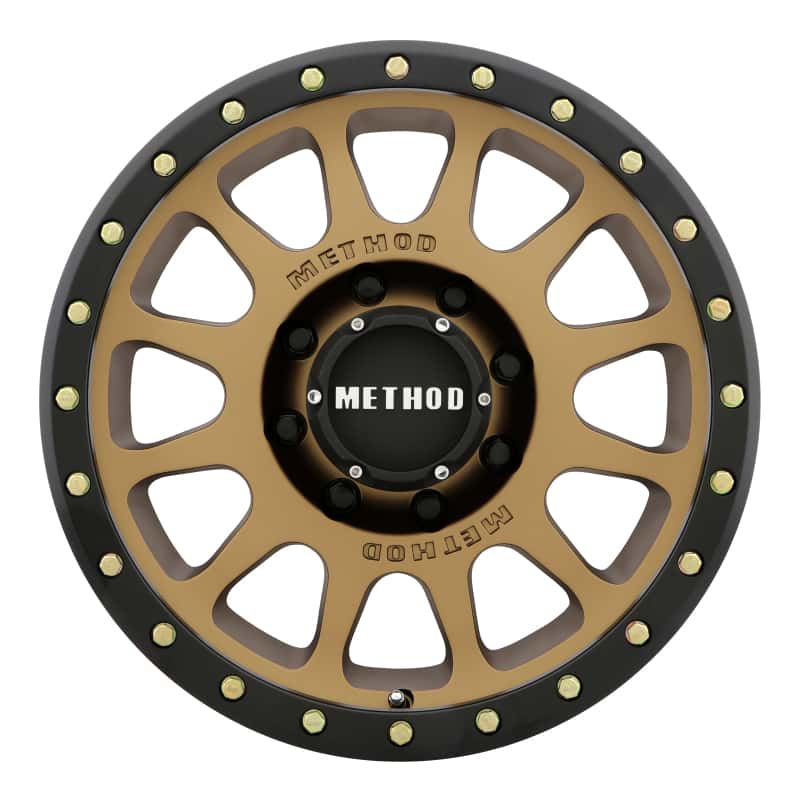 Method Wheels — Method MR305 NV 18x9 +18mm Offset 8x170 130.81mm CB Method Bronze/Black Street Loc Wheel - view 2