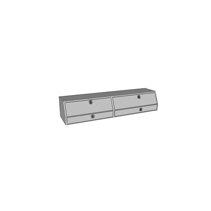 Westin — Westin/Brute Contractor TopSider 96in w/ Drawers & Doors - Aluminum
ToolBxTrkBedSideRail - view 2
