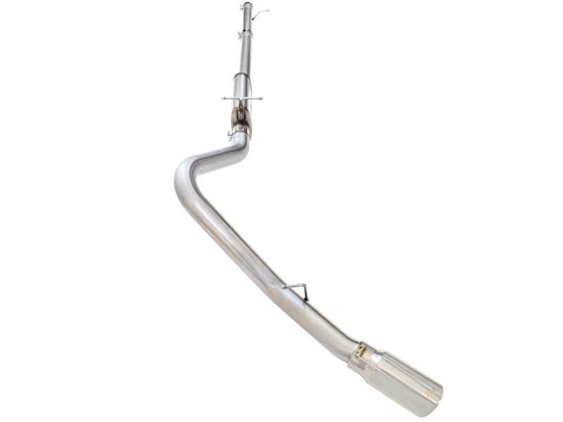 aFe — aFe MACHForce XP Exhaust 3in-3.5in SS Single Side Ext CB w/ Polish Tip 99-04 Ford F-250 V8 5.4L/6.8L
Cat-Back Exhaust - view 2