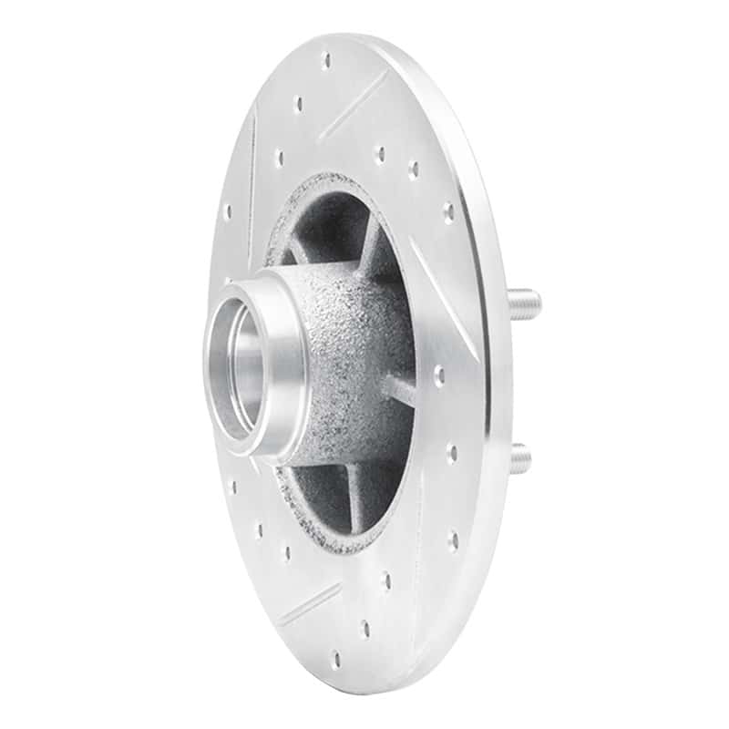 R1 Concepts — R1 1984-1987 Pontiac Fiero Front Right Drilled & Slotted Silver Brake Rotor
R1 Brake Rotor Drill - view 4