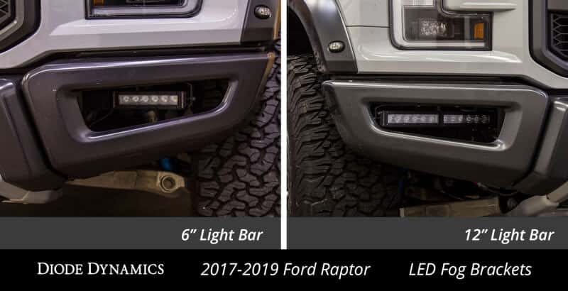Diode Dynamics — Diode Dynamics Raptor 2017 Stage Series Fog Kit 12 - White Driving - view 5