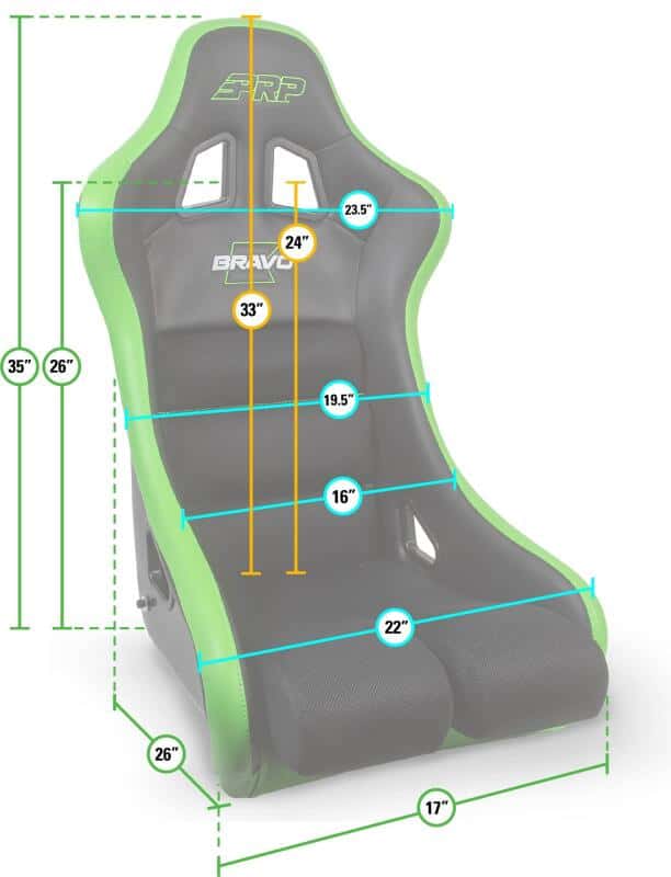 PRP Seats — PRP Bravo Composite Seat - view 3