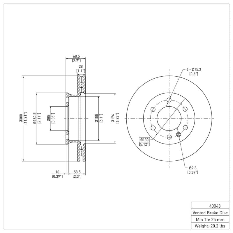 DFC — DFC 06-25 American Coach Patriot Front GeoSPEC Coated Rotor
DFC Brake Rotor - view 6
