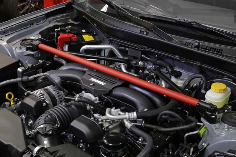 Perrin Performance — PERRIN 13-26 Subaru BRZ / Toyota GR86/86 / Scion FR-S Front Strut Brace - Red - view 4