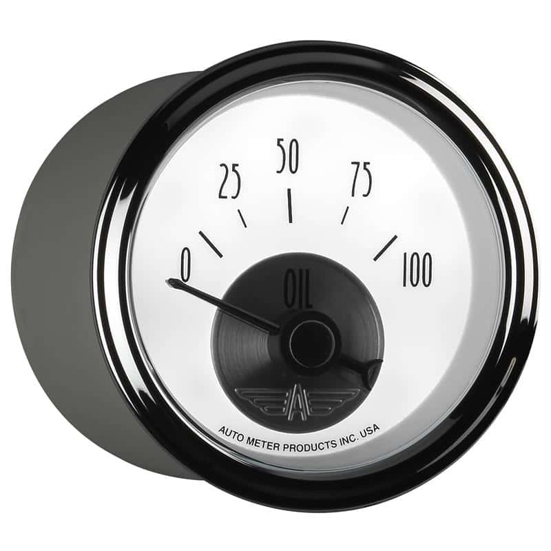 AutoMeter — Autometer Prestige Series Pearl 2-1/16in 100PSI Electronic Oil Pressure Gauge
2-1/16" OIL PRESS, 0 - view 7