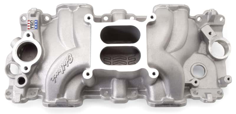 Edelbrock — Edelbrock Intake Manifold Single Quad Perf RPM Chevrolet 348/409 Inwin Big Block Small Port
MANIFOLD - view 2