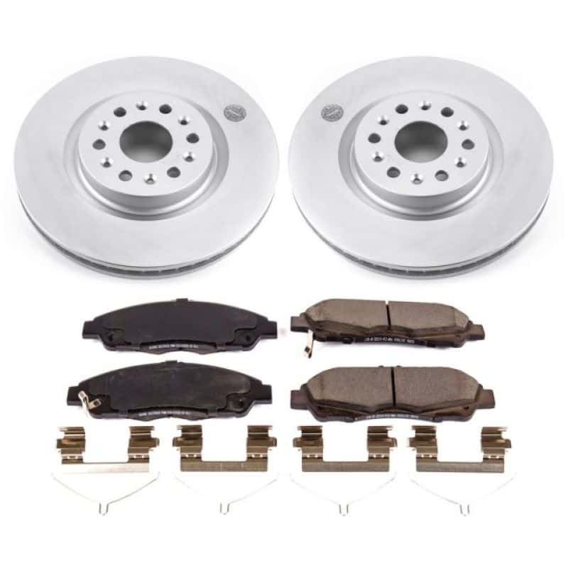 PowerStop — Power Stop 17-18 Cadillac XT5 Front Z17 Evolution Geomet Coated Brake Kit - view 1