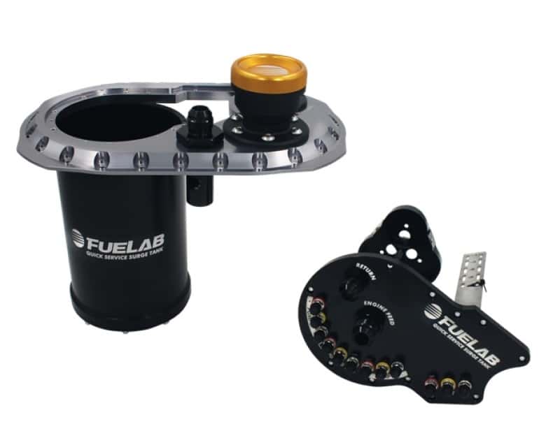 Fuelab — Fuelab Quick Service Surge Tank 2.0 w/No Lift Pump & No Surge Pump - Titanium - view 1