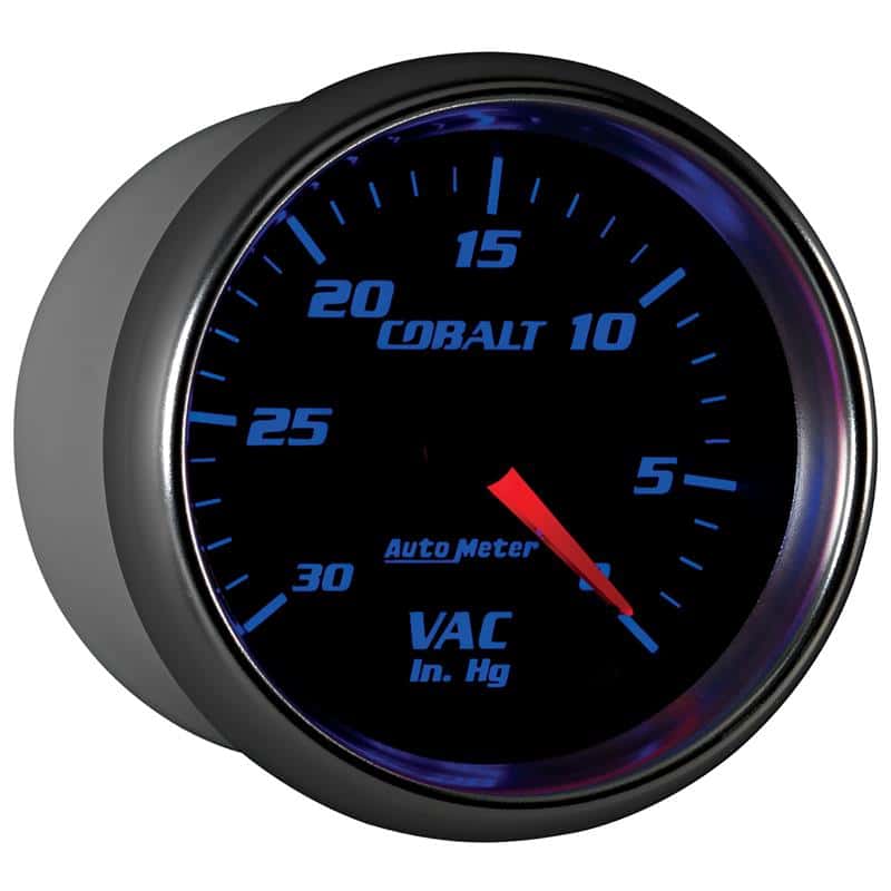 AutoMeter — Autometer Cobalt 2-5/8in. / 0-30 IN HG / Mechanical Vacuum Gauge
GA 2.6" VAC MECH CB - view 7