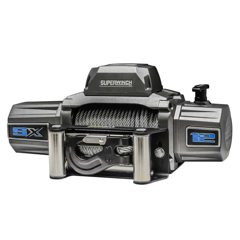 Superwinch — Superwinch 12000 LBS 12V DC 3/8in x 85ft Wire Rope SX 12000 Winch - Graphite
Winch - view 1