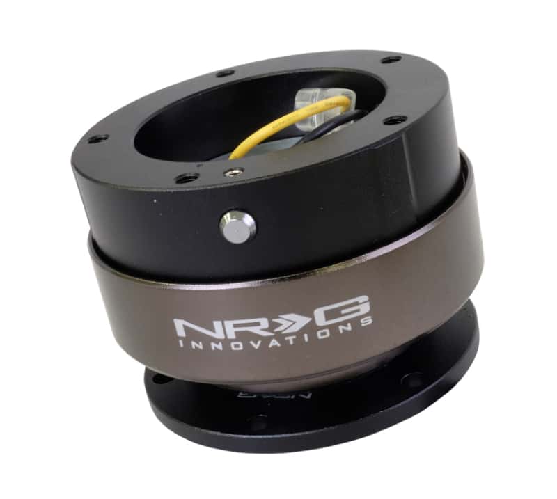 NRG — NRG Quick Release Kit Gen 2.5 - Black / Black Ring (6 Hole Base 5 Hole Top) - view 1