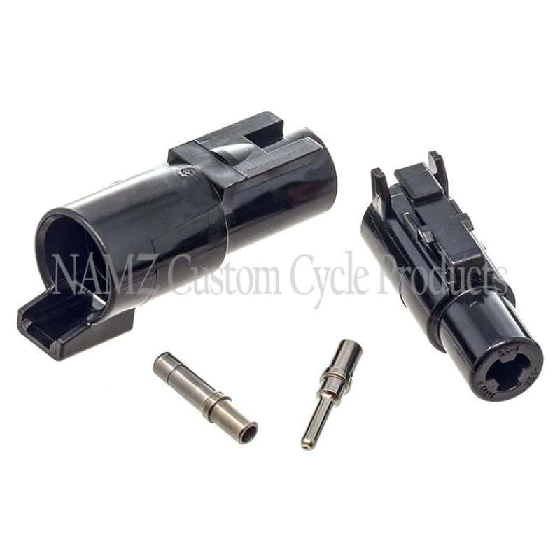 NAMZ — NAMZ Deutsch HD Series 1-Position Male & Female Connectors w/Solid Terminals (HD 72180-94/72181-94) - view 1